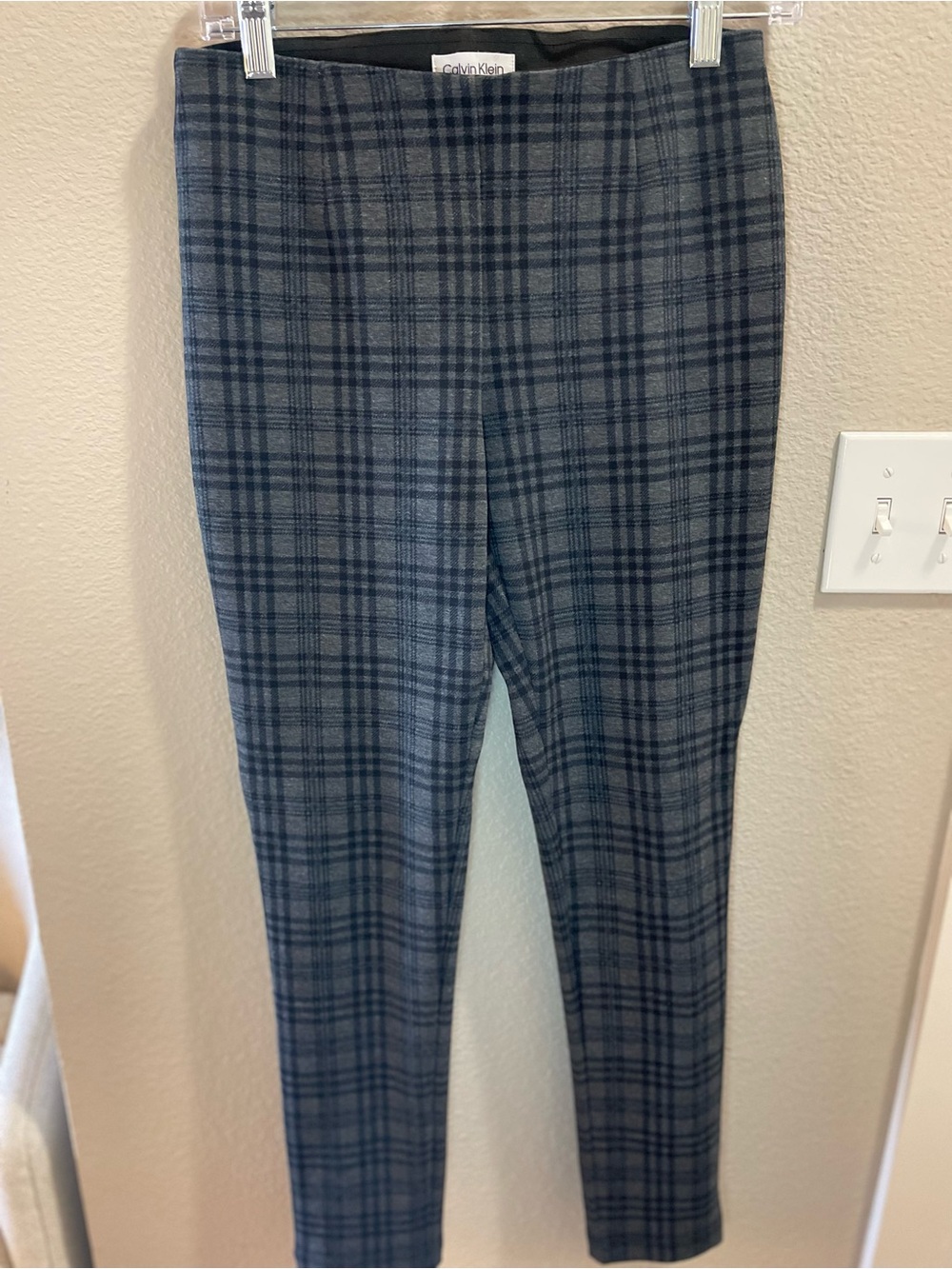 Calvin Klein women’s Blue Plaid Dress Pants